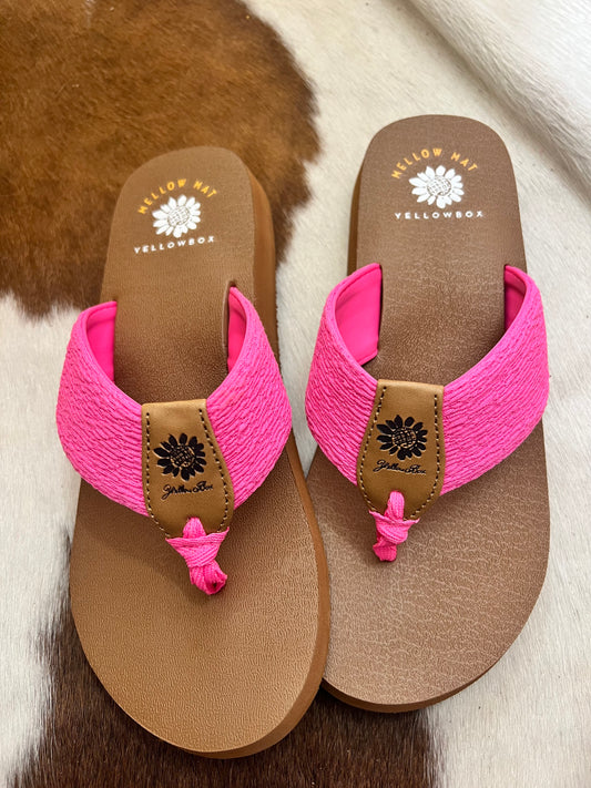 Yellowbox Nessie Pink Flip Flops
