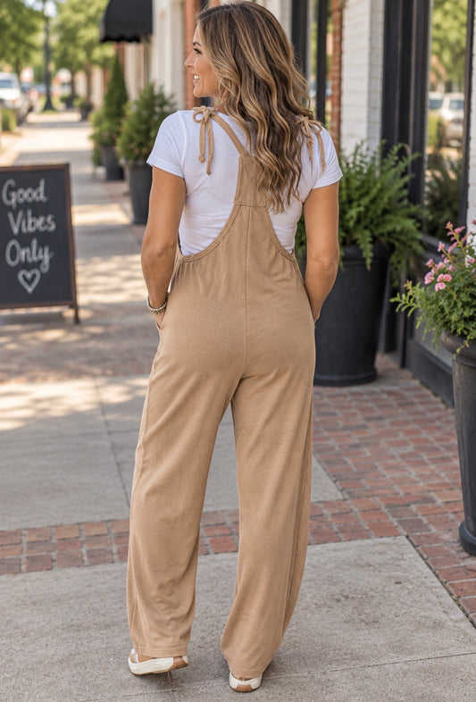 Boho Jumpsuit in Taupe