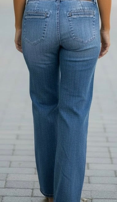 JUDY BLUE TRINA TROUSER STYLING JEANS LONG