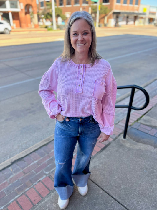 Lilac Rose Longsleeve Top