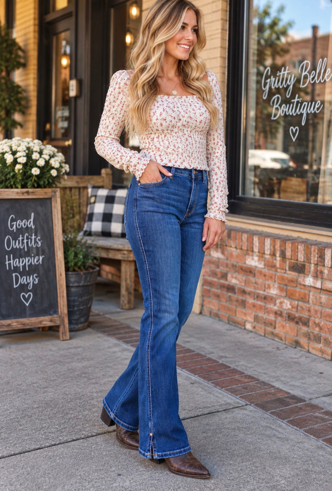 JUDY BLUE FORT WORTH BOOTCUT MIDRISE