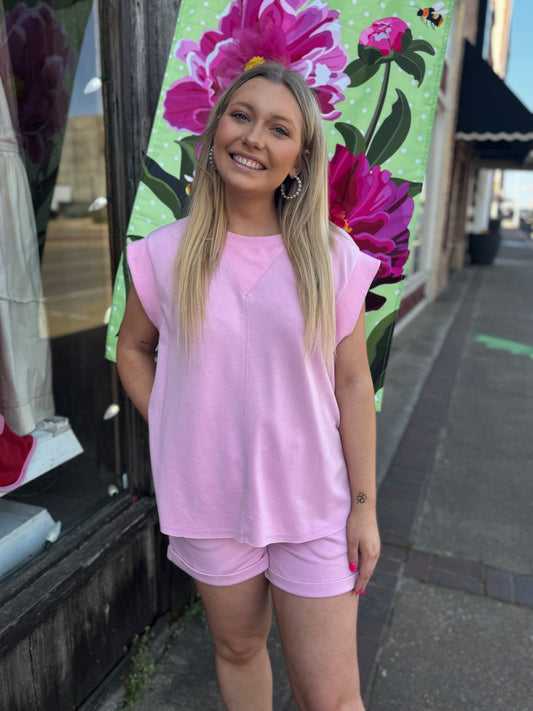 Super Soft Pink Shorts