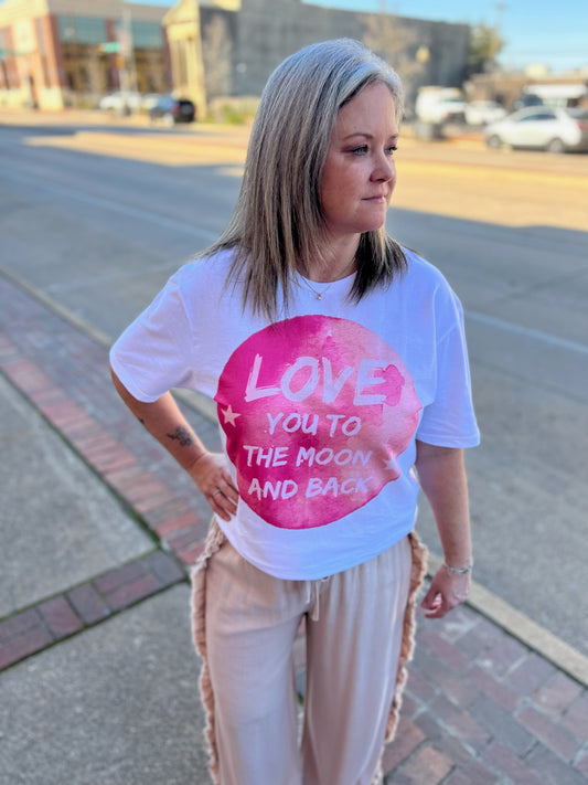 Love You To The Moon Tee