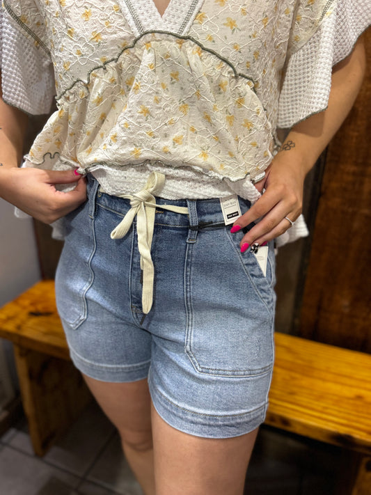 Judy Blue Jogger Shorts Vintage Wash