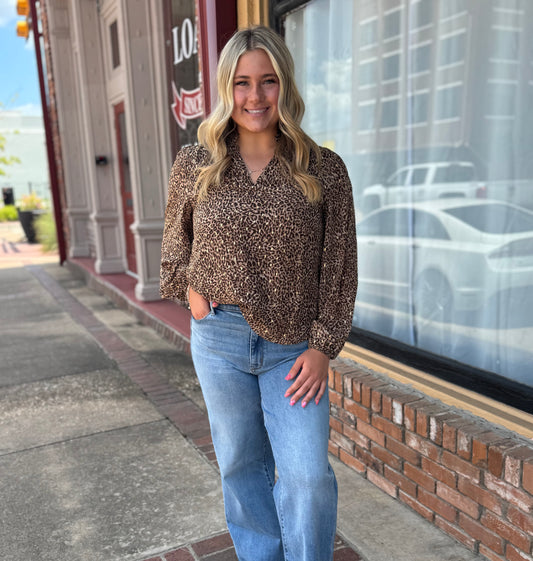 Layla Leopard Top
