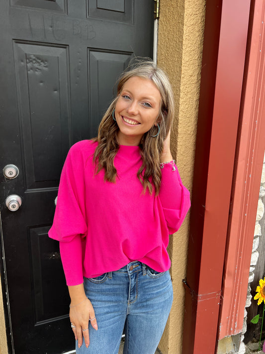 Hot Pink Madison Sweater