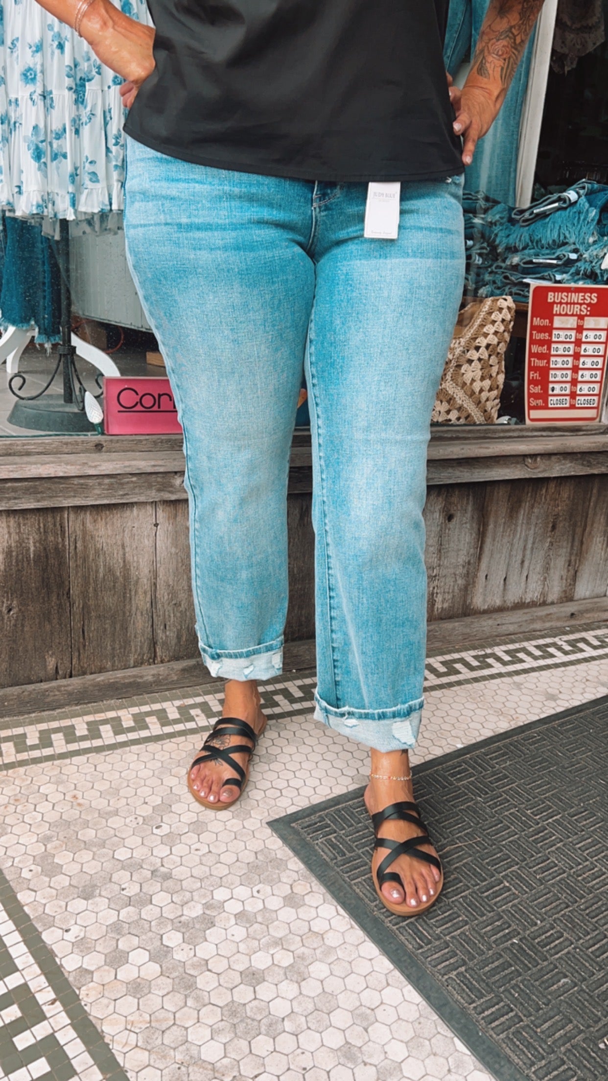 Judy Blue Hannah Straight Fit Jeans