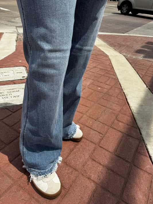 Judy Blue Elaine Retro Wide Leg Jeans