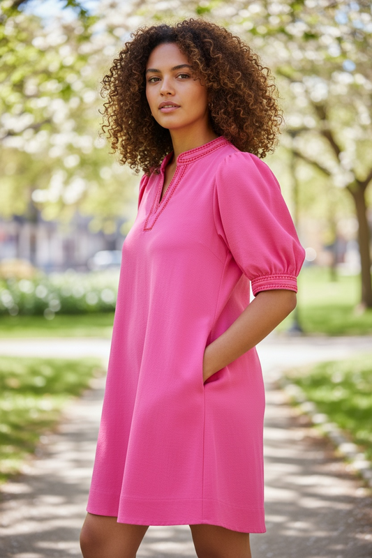 MANDA HOT PINK DRESS