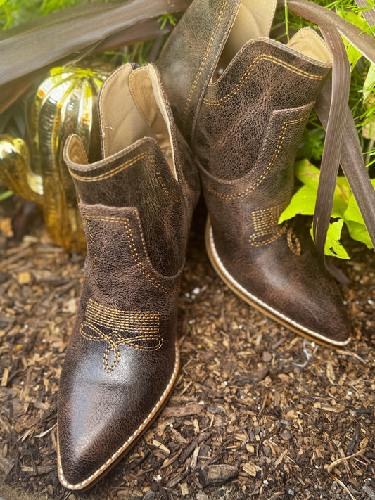 CORKYS SMOKE SHOW ESPRESSO CRINKLE BOOT