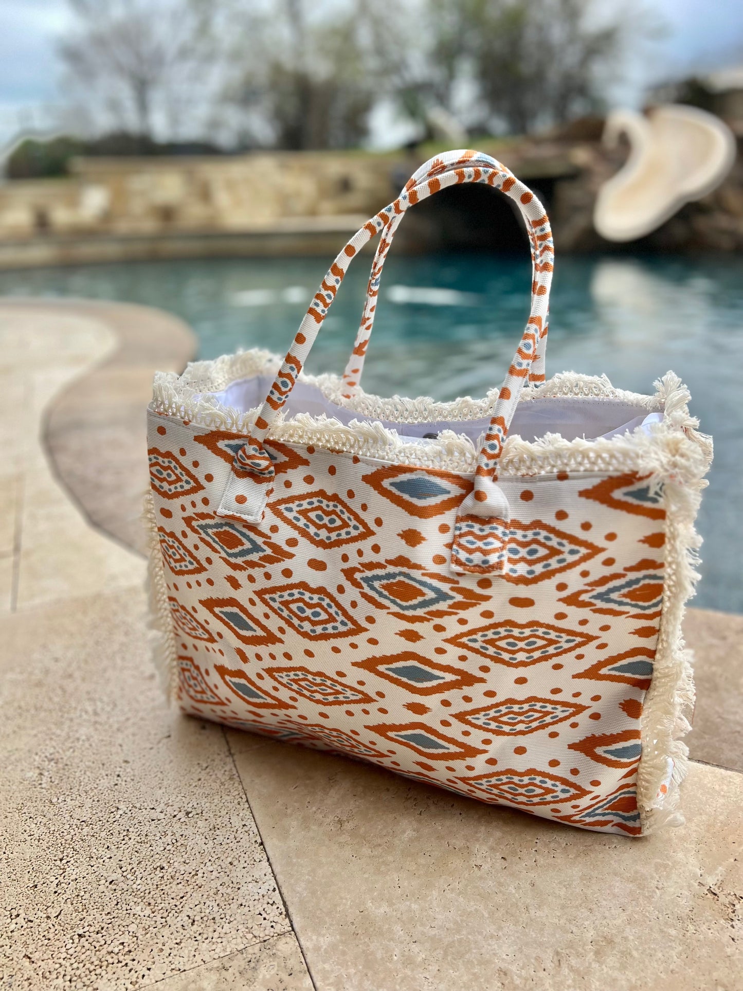 Poolside Tote in Orange