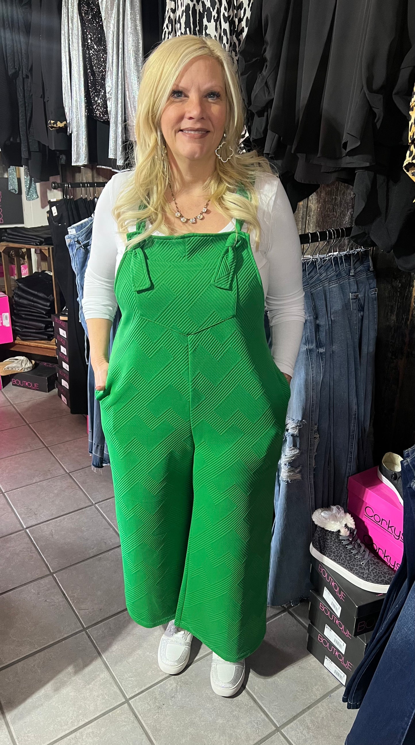 Everly Jumpsuit in Green