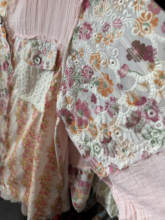 Laura Diane Floral Button Up Top