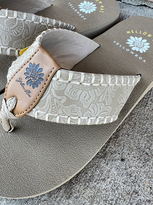 Yellow Box Norrie/Taupe Flip Flop