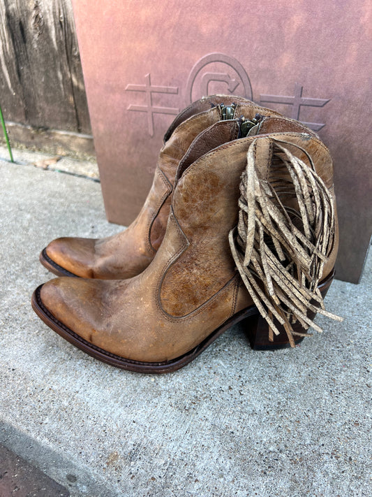 Circle G Orix Fringe Ankle Boot