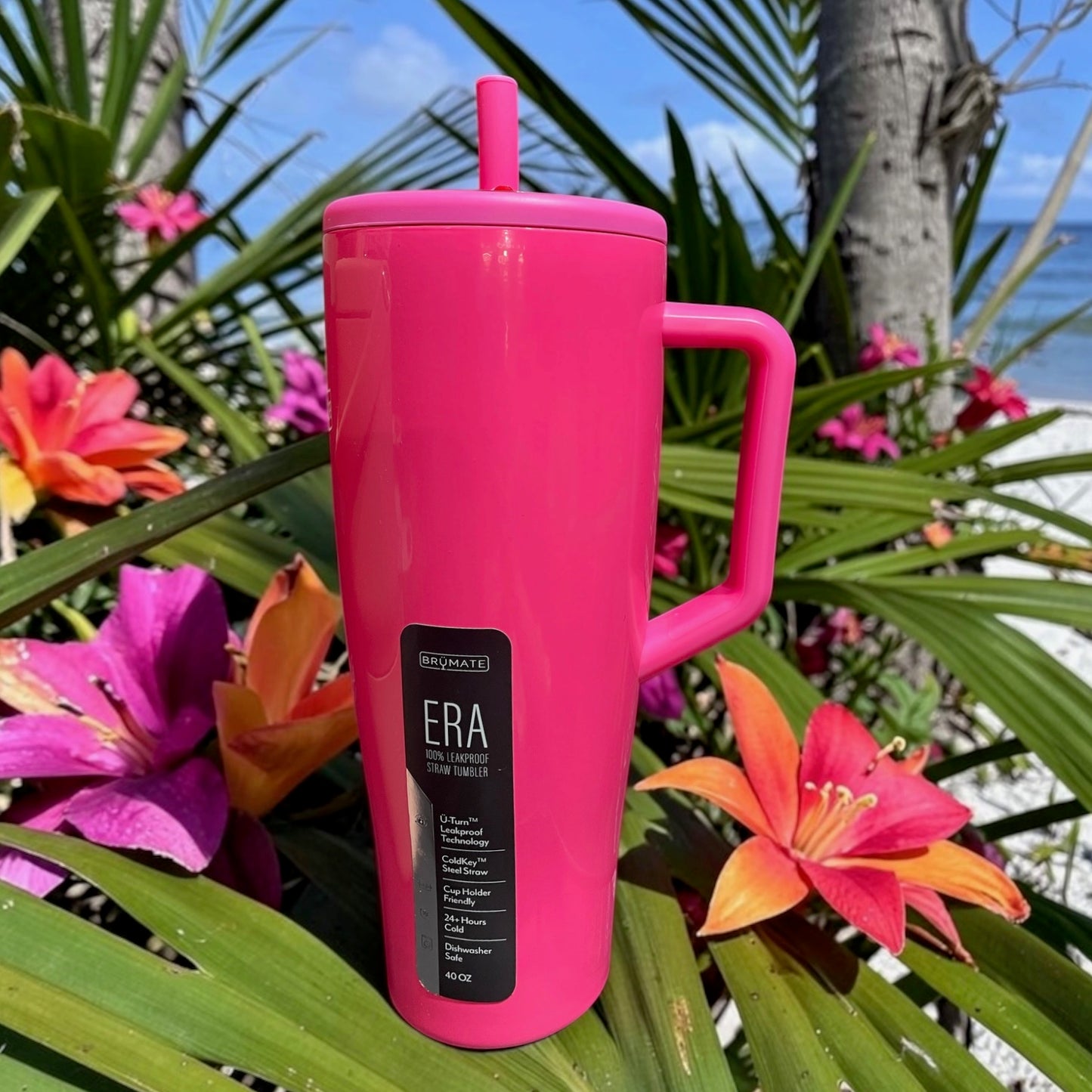 Brumate 40oz Eras Neon Pink