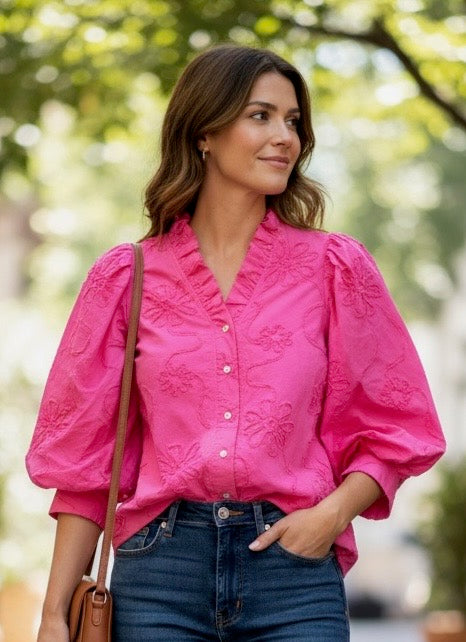 PRINCESS BUTTON UP BLOUSE
