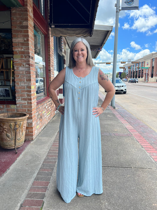 Jenny Mint Jumpsuit