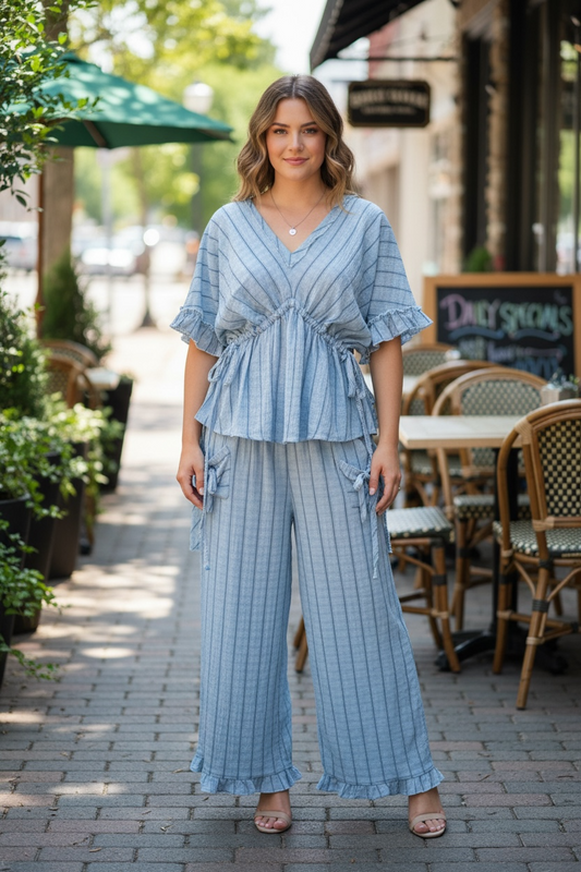 Cabo Striped Set Pants