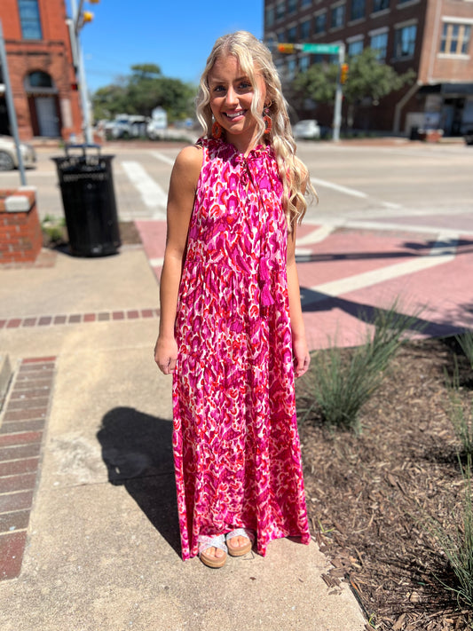Lexi Leopard Maxi Dress