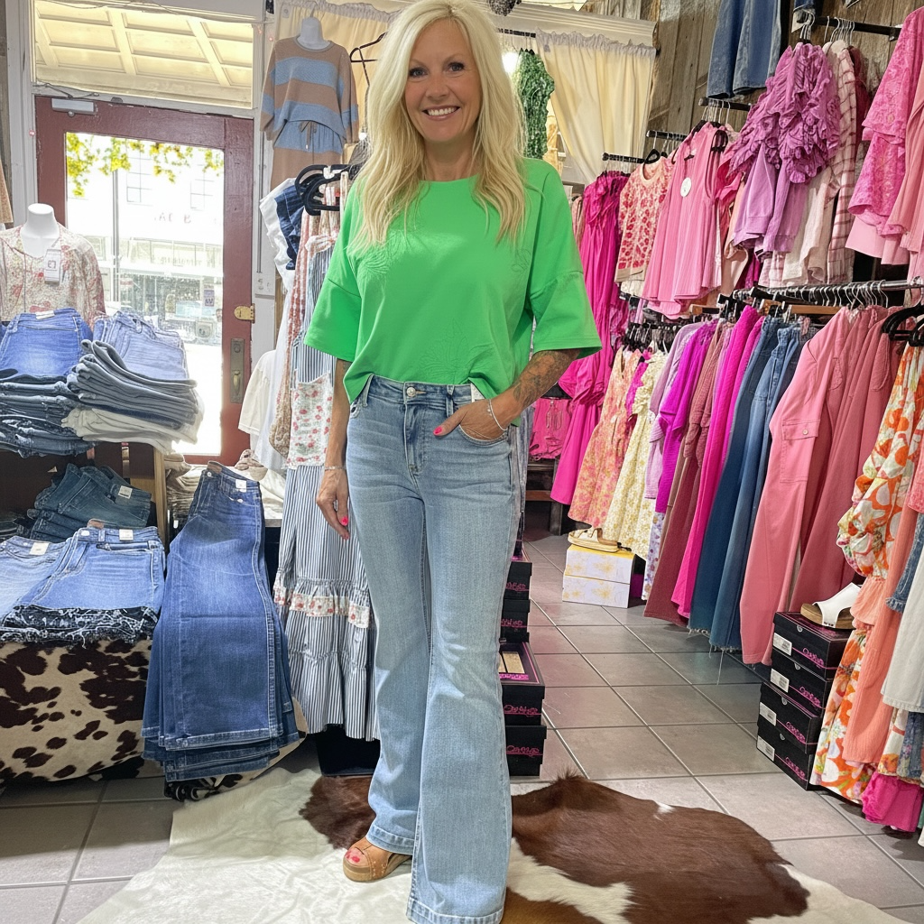 JUDY BLUE MALLORY FLARE LONG