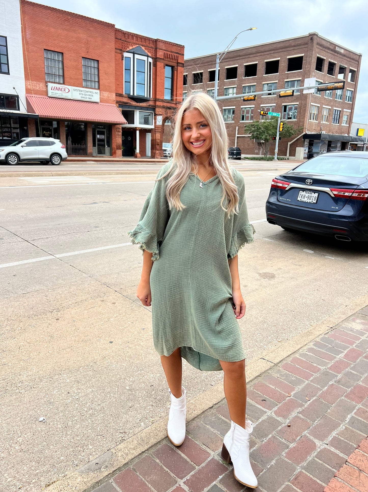 Juniper Green Dress