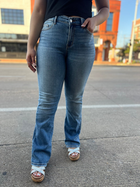 Judy Blue Harper Mid Rise Bootcut Jeans
