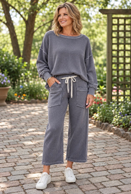 EASEL TONI BLUE PANTS OF SET