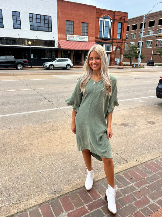 Juniper Green Dress