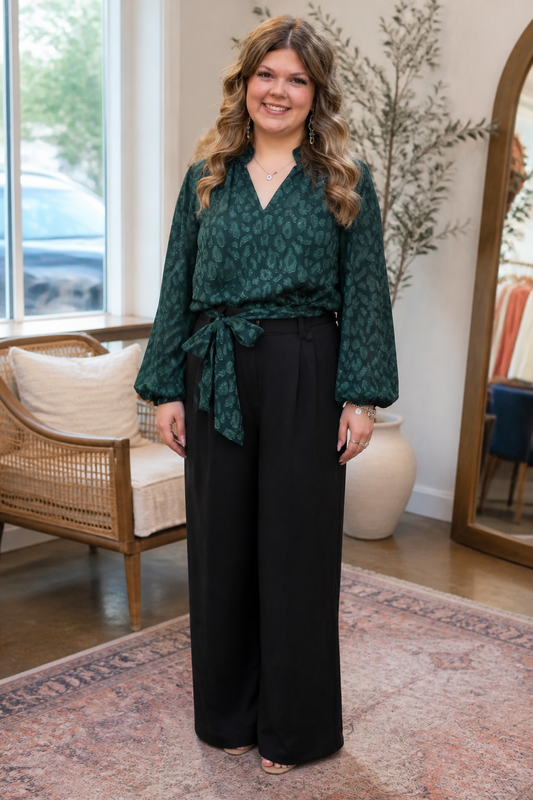 Wild About You Teal Top