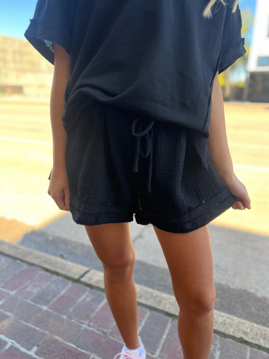 Sophie Black Shorts