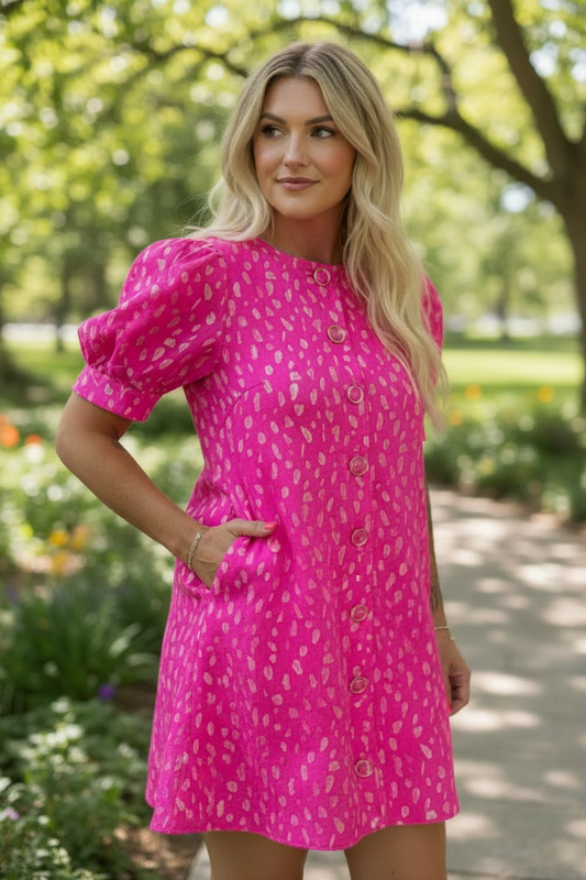 LOLA LADY LOEPARD DRESS