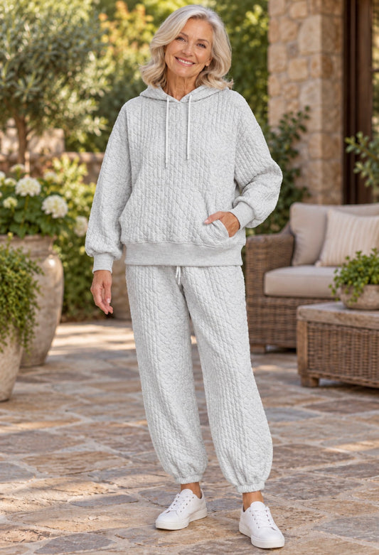 HEATHER QUILTED TOP OF SET