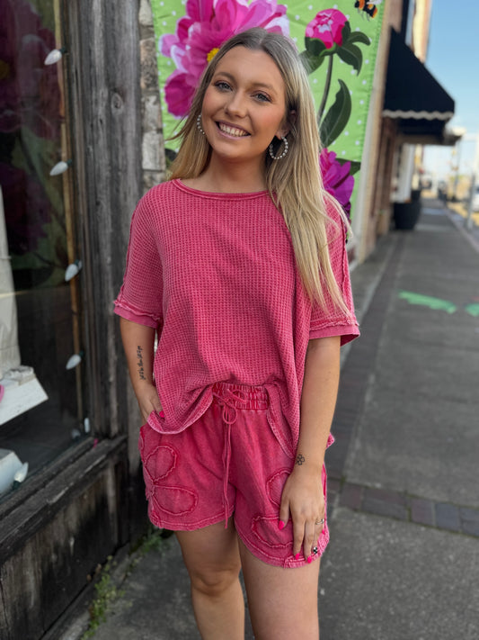 Raspberry Sorbet Set Shorts