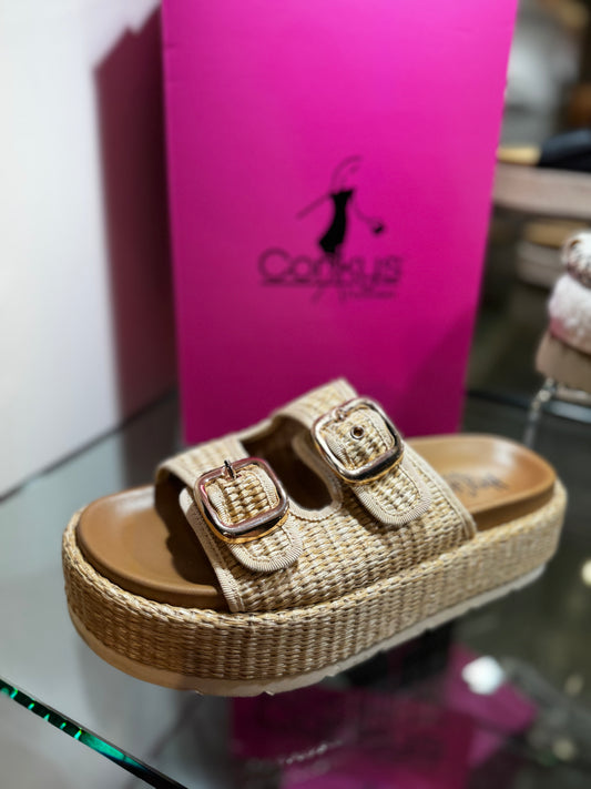 Corkys No Filter Raffia Sandals