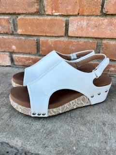 Corky's Volta II White Combo Wedge