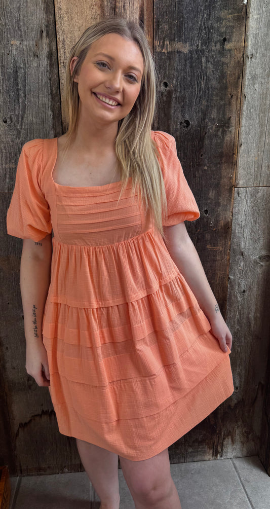 Cambri Tangerine Dress
