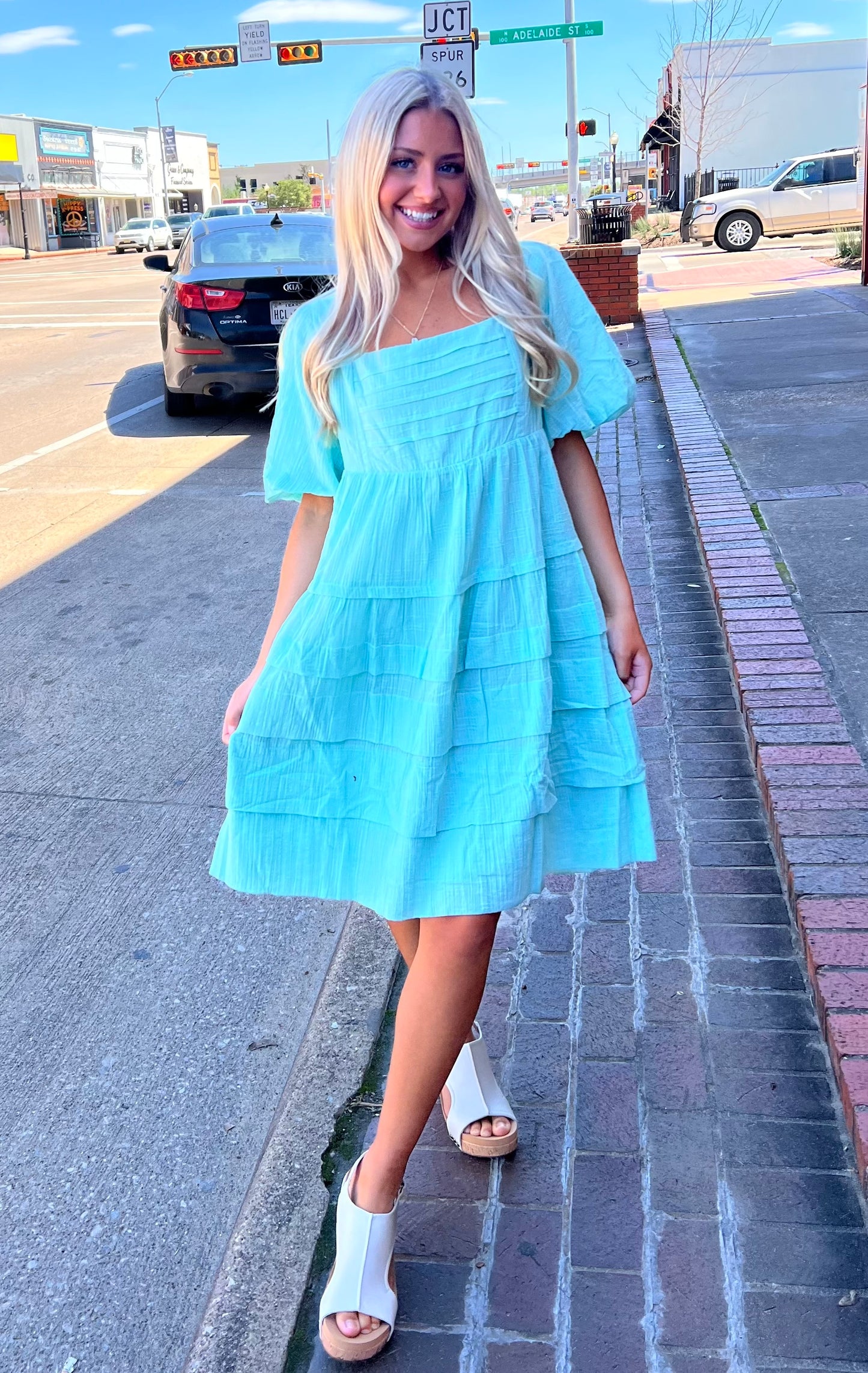 Cambri Mint Dress