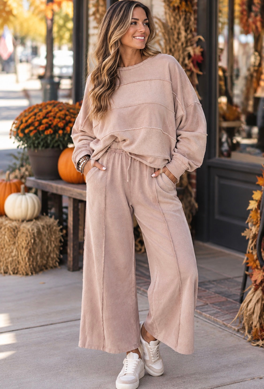 Cozy Days Mineral Wash Top (Set)