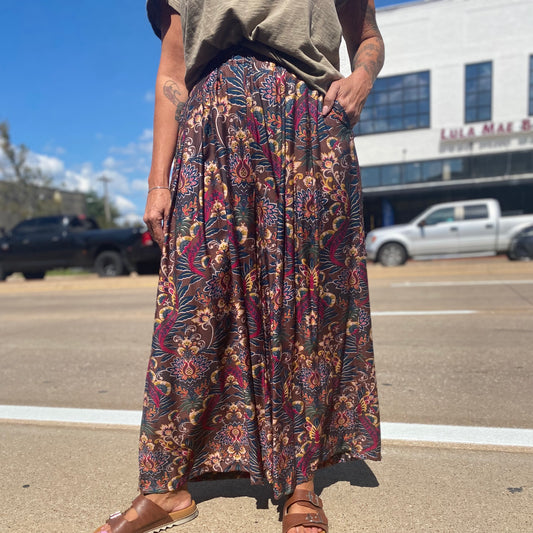 COCO FALL FLOWERS PANTS