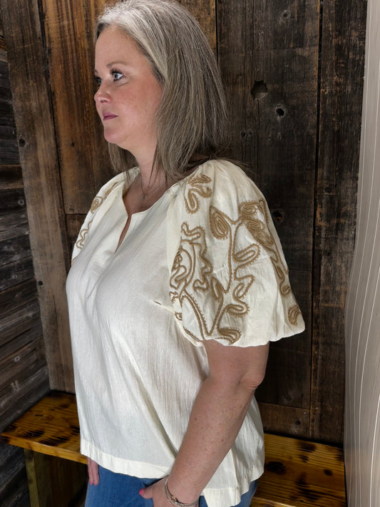 Penny Puff Sleeve Top