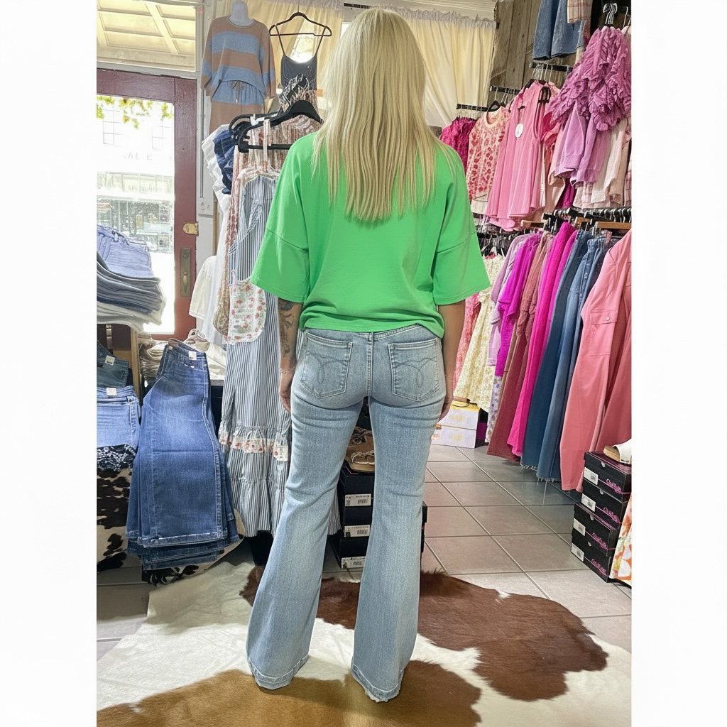 JUDY BLUE MALLORY FLARE LONG
