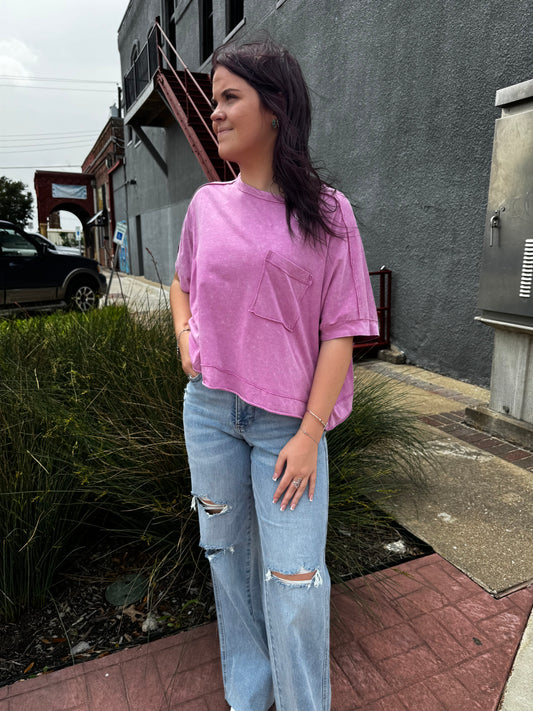 Judy Blue Amanda Tummy Control Wide Leg Jeans