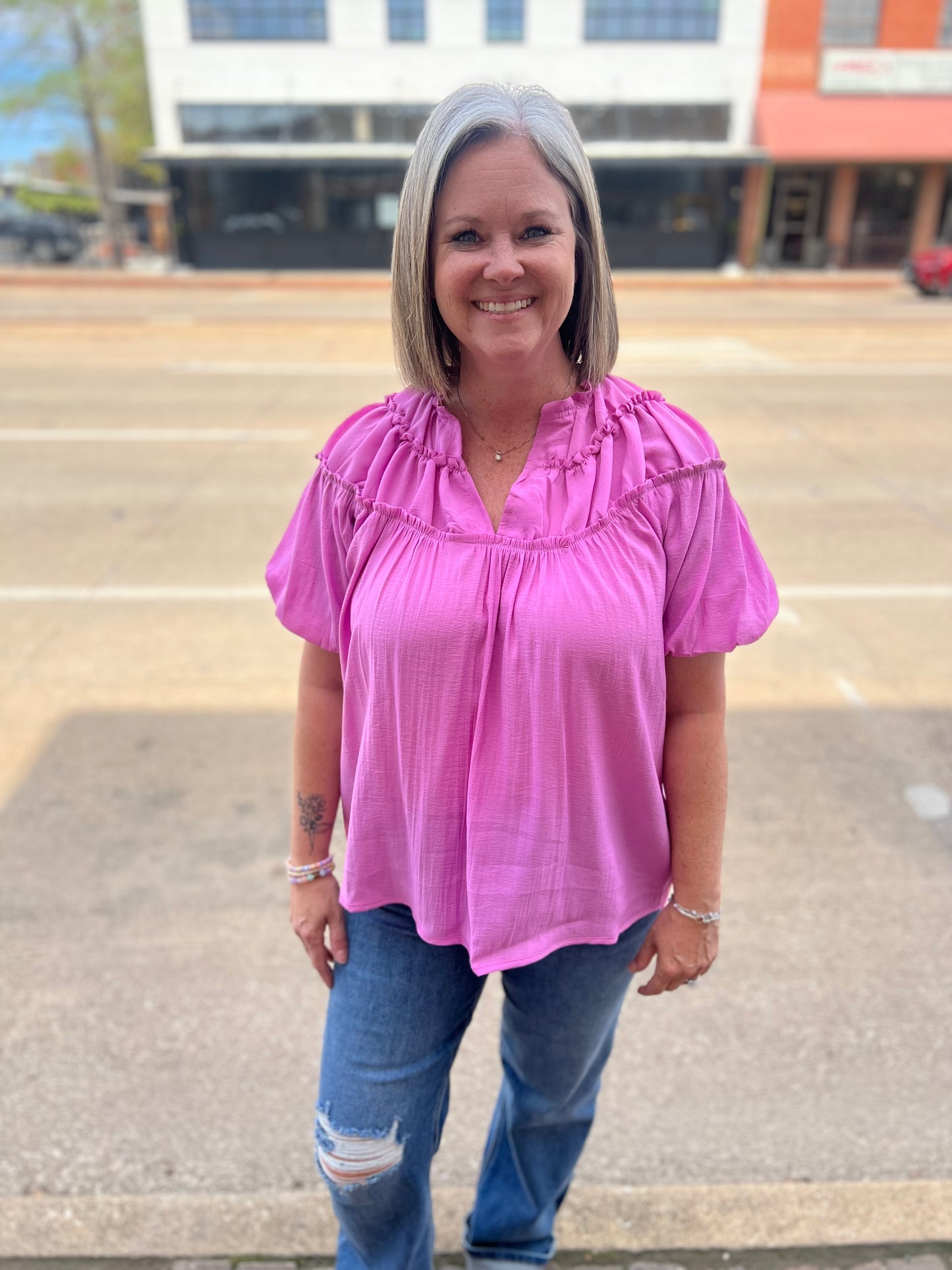 Pink Bayberry Top