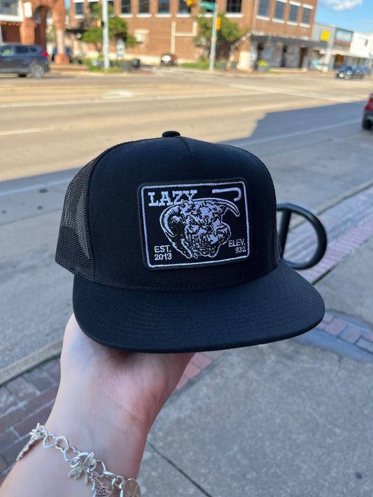 Lazy J Black on Black Hereford Hat