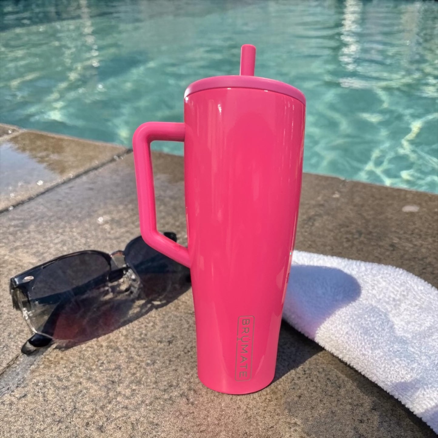 Brumate 40oz Eras Neon Pink