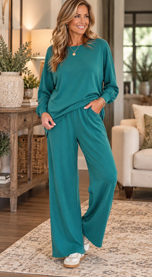 DEEP TEAL LUXE TOP OF SET