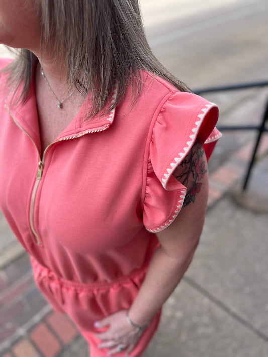 Pickin Peaches Romper