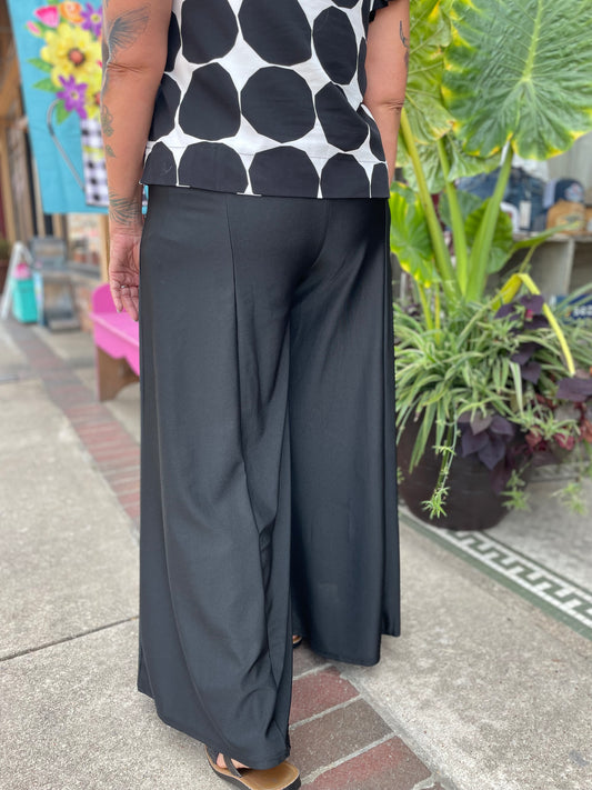 Sami Shiny Wide Leg Pants