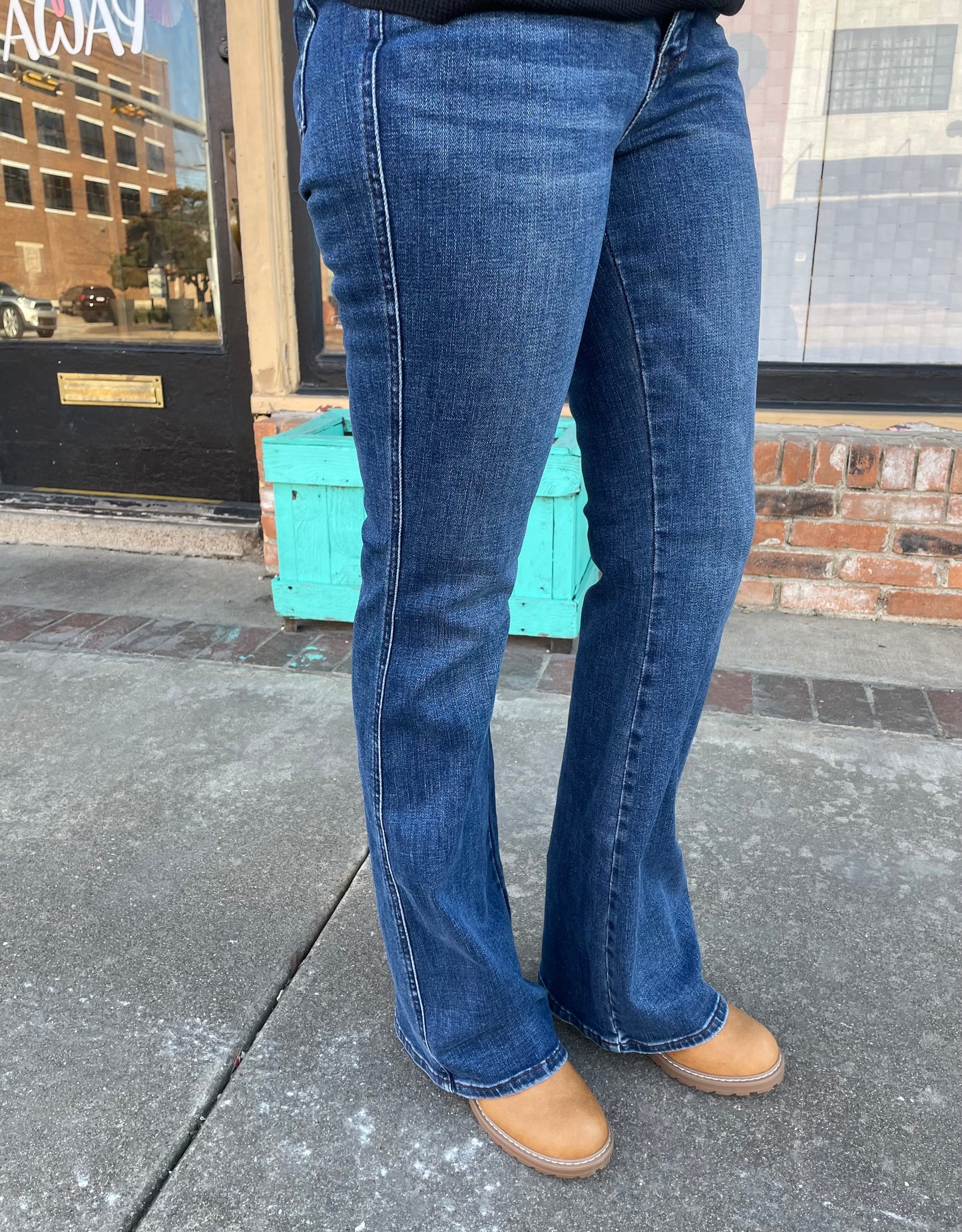 JUDY BLUE HIGH WAIST TUMMY CONTROL BOOTCUT LONG INSEAM